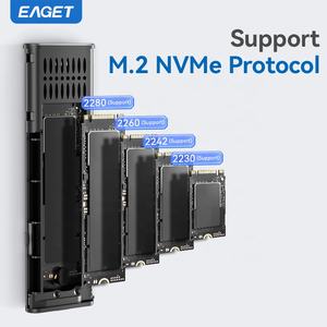 Корпус для SSD EAGET SE330N из алюминия, M.<span class=keywords><strong>2</strong></span> NVMe PCIe, с интерфейсом Type-C USB <span class=keywords><strong>3.2</strong></span>, 10 Гбит/с, для жестких дисков HDD - Product Image 3