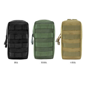 Sac de taille tactique Molle de 13 pouces, couleur unie, poche intérieure à fermeture éclair pour le cyclisme, les sports de plein air, pour hommes, printemps 2023 - Product Image 1
