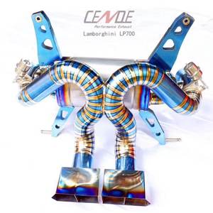 Système d'échappement CENDE Performance en alliage de titane léger de haute qualité pour <span class=keywords><strong>Lamborghini</strong></span> LP700 - Product Image 1
