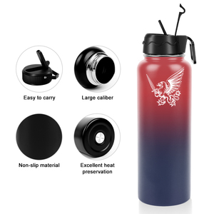 Low MOQ Free Sample Customized Wholesale Double Wall Stainless Tumbler Vacuum Insulated Stainless <b>Steel</b> Water <b>Bottles</b> - Product Image 6