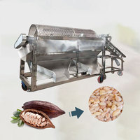 Machine industrielle de décorticage des cabosses de cacao, machine de fendage des cabosses de cacao