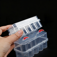 Boîtes en plastique transparentes pour flacons de 3 ml, 10 ml et 20 ml - Contenants de stockage pour poudre lyophilisée et vaccins