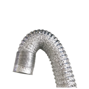 Moderne 75mm X 2M <span class=keywords><strong>Double</strong></span> Couche Argent Feuille D'aluminium Durable Épaissie <span class=keywords><strong>Conduit</strong></span> D'échappement Climatisation Équipement Registre Grille - Product Image 2