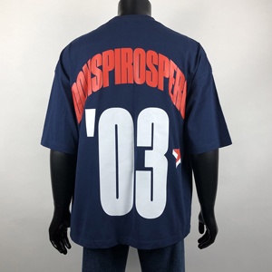 <span class=keywords><strong>T</strong></span>-<span class=keywords><strong>shirt</strong></span> Streetwear Personalizzata con Logo Stampato in Rilievo, Maglietta Oversize da <span class=keywords><strong>Uomo</strong></span> con Spalle Cadenti, Vestibilità Ampia e Pesante, <span class=keywords><strong>T</strong></span>-<span class=keywords><strong>shirt</strong></span> Neutra da <span class=keywords><strong>Uomo</strong></span> - Product Image 4