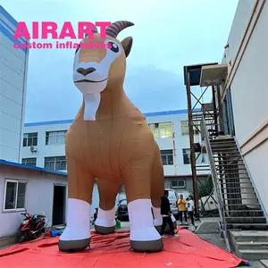 Animal decoration inflatable sheep cartoon inflatable goat mascot balloon