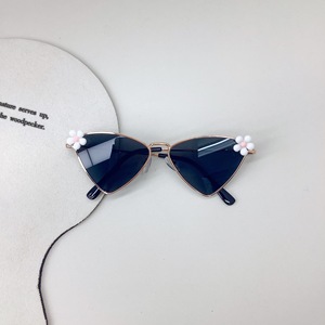 New Fashion Sunglasses for Girls High Quality UV Protection Sunshade DIY Flower Printed <strong>Baby</strong> <strong>Glasses</strong> with Alloy Wooden <strong>Frames</strong> - Product Image 4