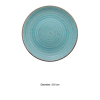 Avanos Blauw Dessertbord 21 cm Gural