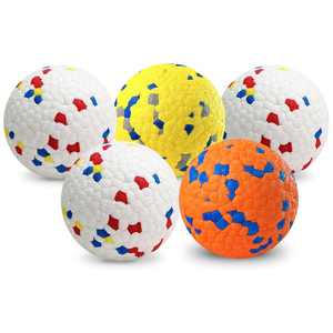 Dog Tooth Cleaning Eco-Friendly Plastic TPR <b>Bite</b>-Resistant Interactive Training Chew Ball Durable Pet Toy - Product Image 1