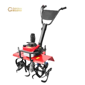 Gainjoys 2100W Gasoline big power 62 cc walking garden tiller cultivator