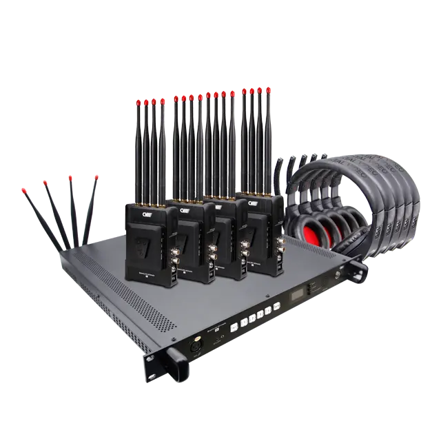 Vendita calda CVW Beamlink Ultimate IU Rack supporto video senza fili citofono a bassa latenza lungo raggio trasmettitore e ricevitore kit