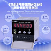 Compteur d'heures numérique industriel TOKY haute précision à affichage mécanique 6 chiffres, facile à utiliser