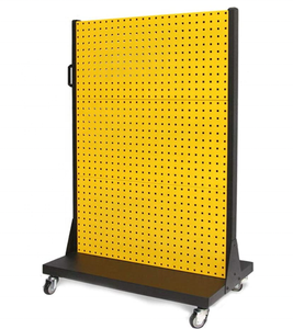 Accesorio de tienda minorista para gasolinera, tablero de clavija de metal, estantes de exhibición de pared, herramienta de pie para una organización eficiente - Product Image 6