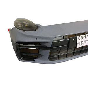 Kit di Conversione Carrozzeria per Porsche <span class=keywords><strong>Panamera</strong></span> 970 970.1 2009 - 2016 Aggiornamento a 972 976 2024+ Turbo Paraurti Anteriore Fari Matrix - Product Image 2
