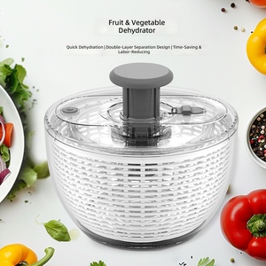 <span class=keywords><strong>Essoreuse</strong></span> à <span class=keywords><strong>salade</strong></span> multifonctionnelle en plastique pour la maison, panier d'égouttage de cuisine à pression, <span class=keywords><strong>essoreuse</strong></span> à légumes - Product Image 1