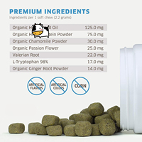 BOBBI PURE gâteries calmantes plus glucosamine à mâcher doux soins de santé et suppléments pour animaux de compagnie soutien huile de saumon pour chien personnalisée