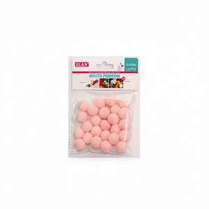 Ilan Bolita Pompom 2.0 Cm 25 Pezzi Melocoton Decorazioni Artigianali - Product Image 1