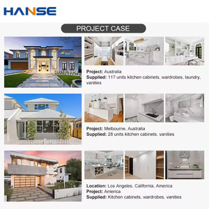 Tùy Chỉnh Treo Tường Treo Tủ Đặt Đồ Nội Thất Hiện Đại Độ Bóng Cao Sơn Mài Gỗ Nhà Bếp Lưu Trữ Tủ Với Cửa Kính - Product Image 3