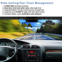 Caméra embarquée 2CH Full HD 1080p MINI Mdvr Gps 4g Surveillance en temps réel Communication bidirectionnelle Mdvr