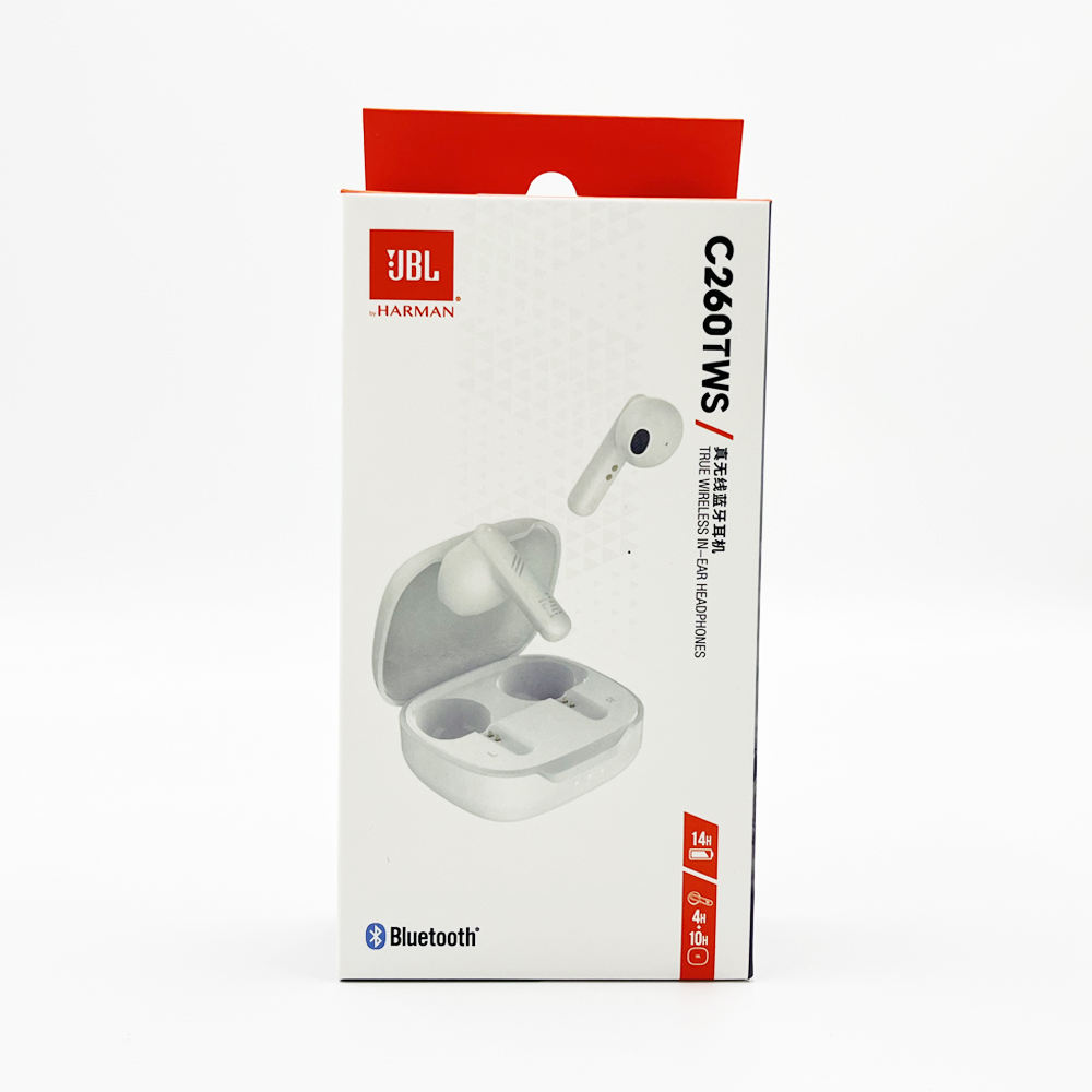 JBL C260 TWS True Wireless Bluetooth Headphones - Noise Cancelling