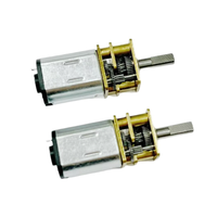 Motor DC Mini 12mm 6V Magnet Permanen dengan Gear, Anti Ledakan, Pemasangan Flens untuk Peralatan Rumah Tangga, Sepeda Listrik & Robot