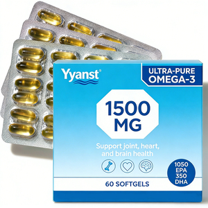 Suplemento de Omega-3 Altamente Concentrado en Cápsulas Blandas para Adultos, Muestra Gratuita OEM/ODM, Apoya la Salud de las Articulaciones, el Corazón y el Cerebro, Certificado GMP - Product Image 1