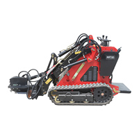 China Mini Kompakt lader Perkins EPA Motor Front Bagger lader Anbau gerät Raupen lader Beweglicher Typ Inklusive Motor pumpe zum Verkauf