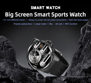 Đồng hồ tùy biến nhà máy thông minh đồng hồ thể thao tập thể dục Tracker IP68 BT cuộc gọi Heart Rate NFC kiểm soát truy cập W03 trai sang trọng đồng hồ - Product Image 2