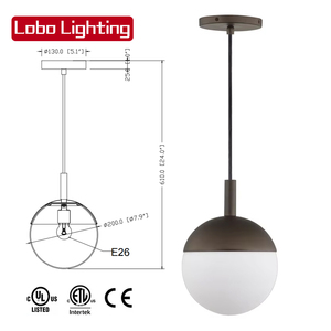 Ul được liệt kê homewood Suites bởi Hilton dự án khách sạn phòng khách Acrylic <span class=keywords><strong>Globe</strong></span> Shade Mặt dây chuyền ánh sáng đèn chùm & đèn Mặt dây chuyền - Product Image 6