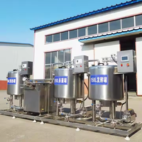 Pasteurisateur Commercial Compact 1000 kg 500 kg/h 50L pour Lait et Jus de Fruits