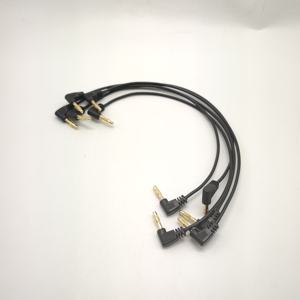 90 grados 4mm PVC aislado Conductor de cobre estañado 12V Banana Plug moldeado MONTAJE DE Cable para uso de electrodomésticos electrónicos - Product Image 5