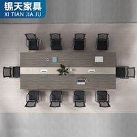 XTHYZ-028 de bureau de direction au design moderne et luxueux Table de conférence Chaises de réunion Mobilier de bureau en bois