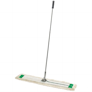 Haushalts reinigungs werkzeuge Zubehör Mikrofaser-Rechteck reinigung Winco <span class=keywords><strong>DM</strong></span>-24 24 "Aluminium Dust <span class=keywords><strong>Mop</strong></span> - 60" Länge - Product Image 1