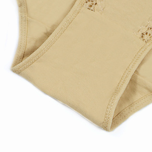 Mutandine da donna in pizzo 95% di fascia alta in cotone 5% SPANDEX tinta unita da donna mutandine da donna - Product Image 5