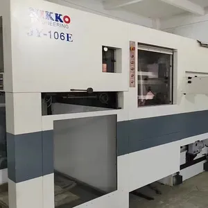 Gebruikt Tweedehands Yoco Nikko Jy 106 Hete Folie Stempelen Matrijs Snijmachine Post-Press Apparatuur