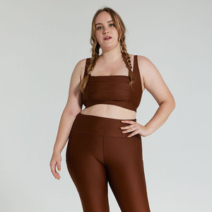 Logo personnalisé de couleur contrastante pour femmes, vêtements de sport pour la gym, entraînement de fitness, vêtements de yoga durables - Product Image 1