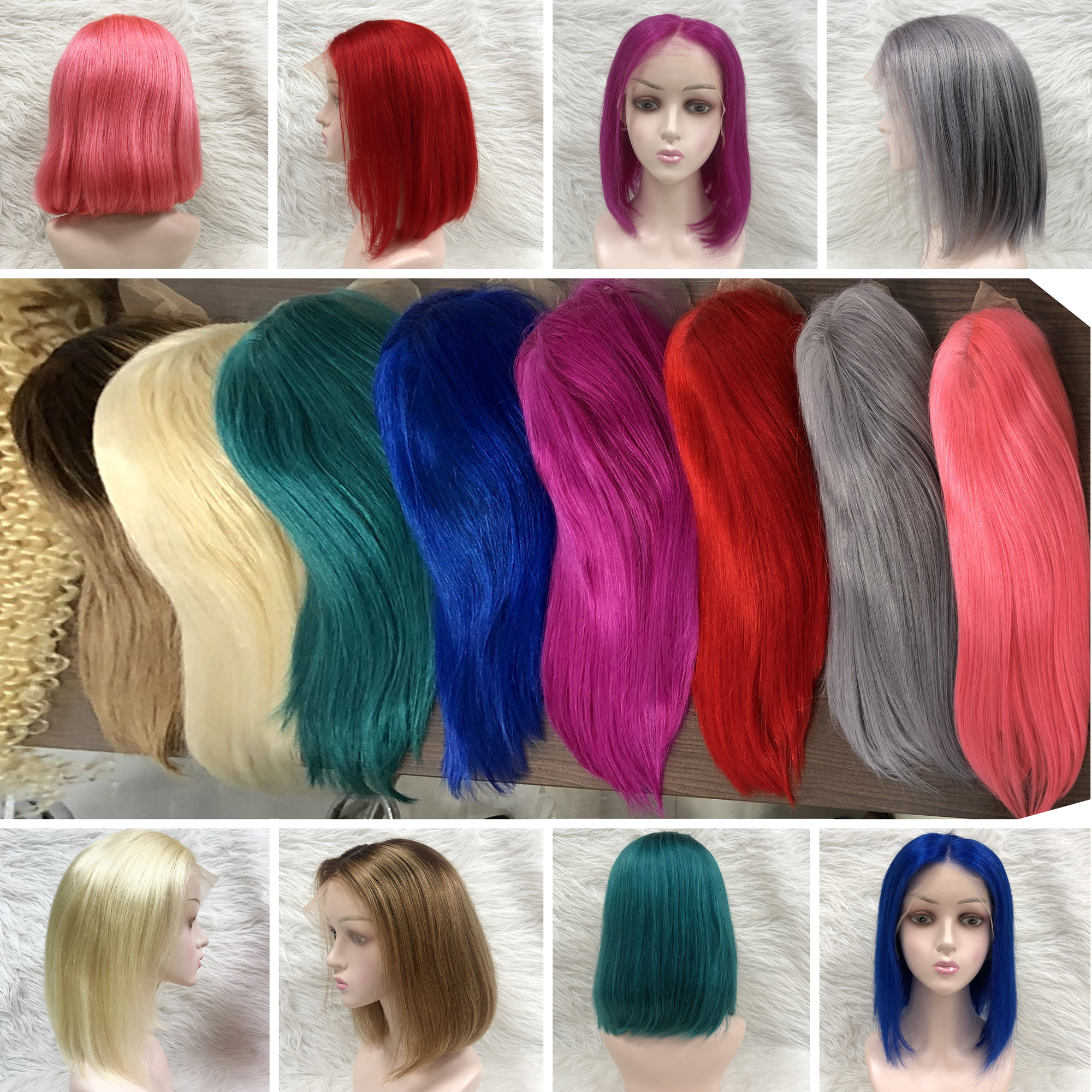 perruque de couleur