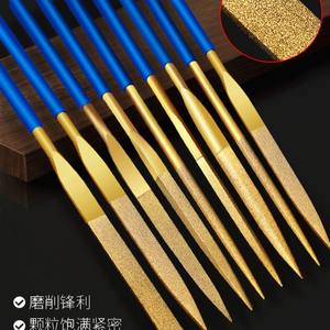 Juego de Limas de Diamante Recubiertas de Titanio, Limas Pequeñas Surtidas para Metal, Madera y Aleaciones, para Pulir Piedras de Jade, Almohadillas de Pulido de Calidad - Product Image 2