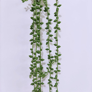 Piante Artificiali Pendenti in Plastica, Pianta delle Perle, Vegetazione Decorativa - Product Image 4