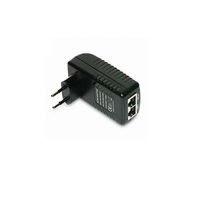 Injecteur Ethernet RJ45 mural 100-240Vac, adaptateur d'alimentation PoE DC sur ligne électrique 56V 24V 12V 48V 0.25A