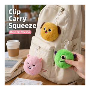 Juguete Sensorial Portátil de Monstruos de Dibujos Animados de Doce Piezas con Resorte Esponjoso, Duradero y Elástico, Ideal para Bolsas de Regalo, Premios y Paquetes Festivos - Product Image 3