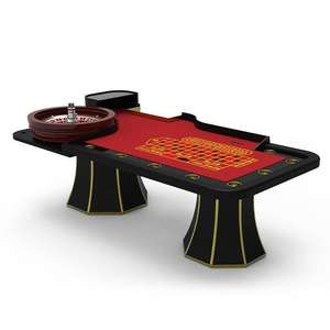 YH 275cm 32inch Wheel Gambling Solid Wood Single 0 Roulette Wheel Table Casino Roulette Table With Chips Box