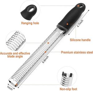 Hotselling Premium Safe Heavy Duty Cuisine Zesteur éplucheur <span class=keywords><strong>de</strong></span> <span class=keywords><strong>citron</strong></span> pour le fromage - Product Image 2