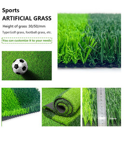 Césped Artificial de 10 mm y 50 mm, Alfombra de Césped Artificial Impermeable para Cancha de Pádel, para Jardín, Fútbol Interior, Golf y Tenis - Product Image 6