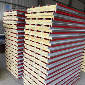 Tùy Chỉnh Cách Nhiệt Rock Len Mái Nhà Bánh Sandwich Bảng Điều Chỉnh Xây Dựng Vật Liệu Xây Dựng Sip Acoustical Nhà Siding Bọt Cho Phòng Mát Mẻ - Product Image 2