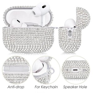 Étui diamanté pour Airpods Pro 3, coque scintillante avec étoiles et diamants pour Airpods 4/3/2/1 - Product Image 4