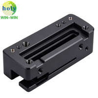 Bloc de support de base de robot multi-ports en aluminium usiné sur mesure à 5 axes, service de fraisage CNC de précision pour bras robotique