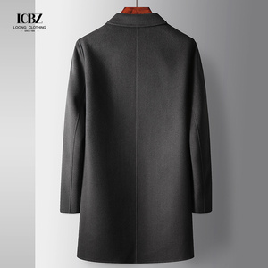 Long <span class=keywords><strong>manteau</strong></span> de trench en <span class=keywords><strong>laine</strong></span> personnalisé de haute qualité de dernière conception pour hommes <span class=keywords><strong>manteau</strong></span> d'hiver <span class=keywords><strong>manteau</strong></span> de <span class=keywords><strong>laine</strong></span> pour hommes avec bouton - Product Image 5