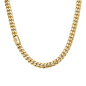 <span class=keywords><strong>Set</strong></span> <span class=keywords><strong>Collana</strong></span> <span class=keywords><strong>e</strong></span> <span class=keywords><strong>Bracciale</strong></span> Miami Cuban YYN 6-14mm in Acciaio Inossidabile Placcato Oro 14K 18K Stile Hip Hop Monaco Cuban Link per <span class=keywords><strong>Uomo</strong></span> - Product Image 4