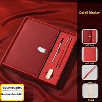 Ensemble cadeau carnet et stylo d'affaires avec boîte cadeau de luxe et sac cadeau pour réunion annuelle d'entreprise, cadeau de fin d'année