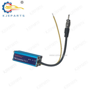 Konverter Antena FM Universal 3 in 1 Auto 76-90MHz, Ekspander Band Radio Otomotif, Isolasi PVC PTFE, Pengubah Logam, Kabel Harness Mobil - Product Image 1